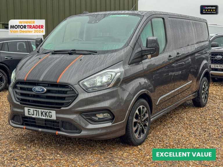 2021 Ford Transit Custom AUTO LWB L2H1 Low Roof 320 Sport Alloys Air Con Sensors EURO 6 Panel Van...