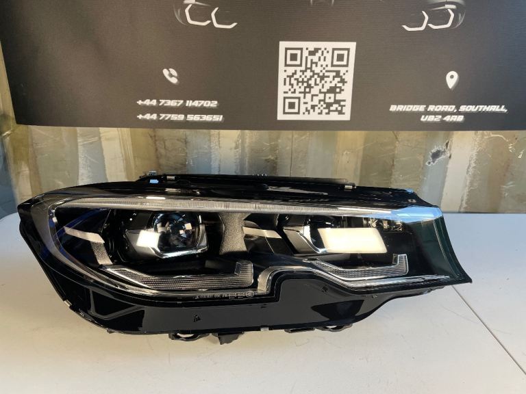 BMW 3 SERIES G20 DRIVER SIDE COMPLETE HEADLIGHT GENUINE OEM 19-22