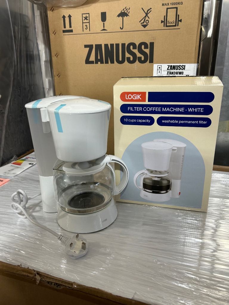LOGIK L10DCW21 Filter Coffee Machine - White - BNWT
