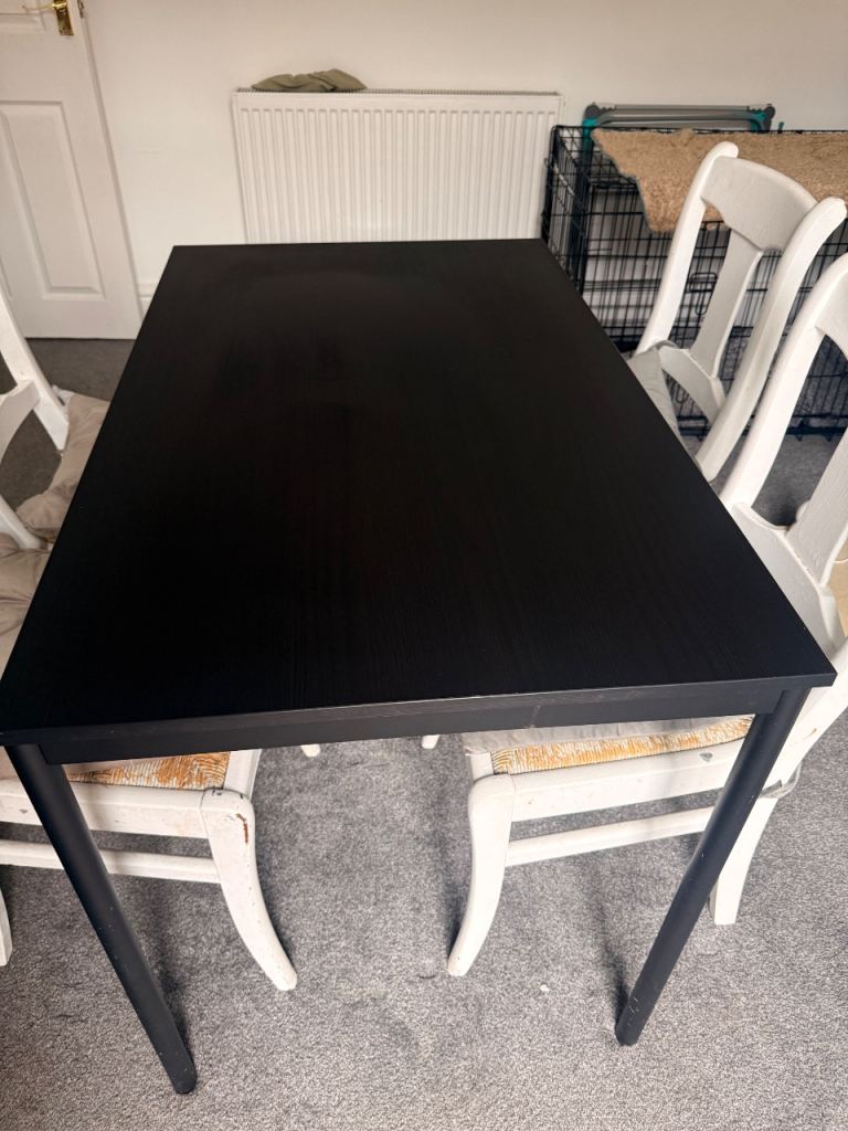 Black Dining Table 