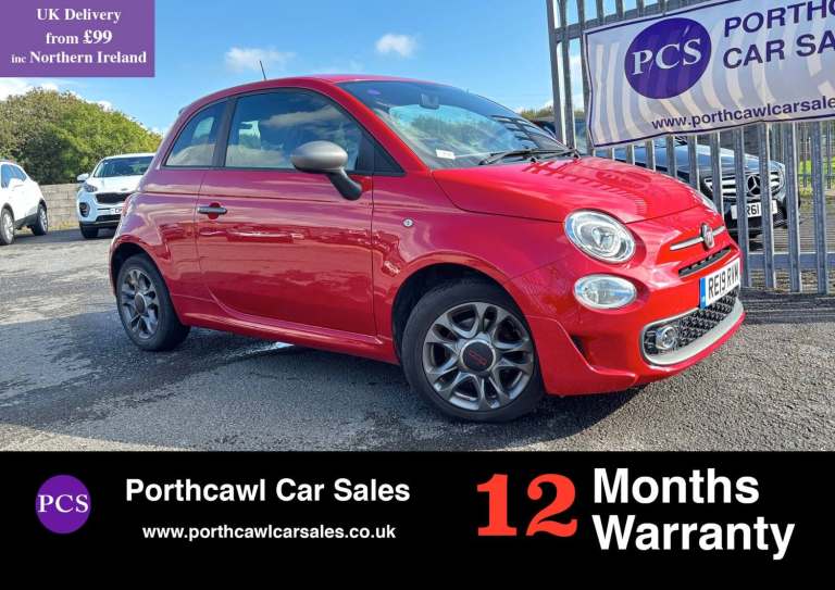 2019 Fiat 500 1.2 S 3dr HATCHBACK Petrol Manual