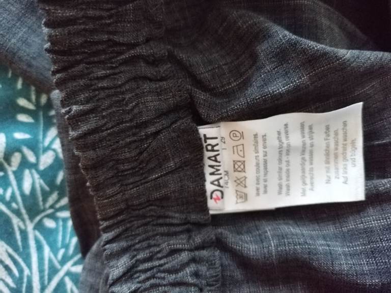 Damart Ladies Grey Check Trousers