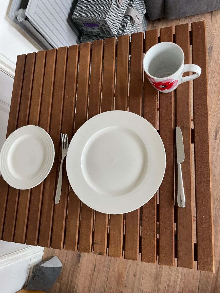 Garden wooden table