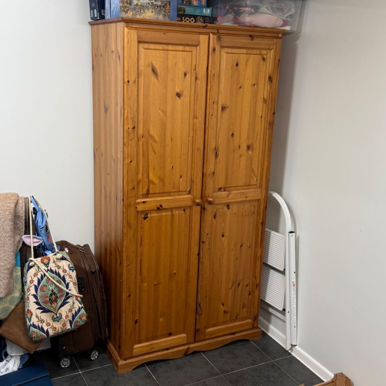 Pine wardrobe
