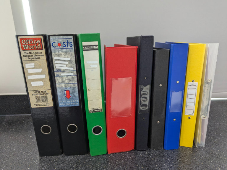 A4 LEVER ARCH FILES RINGBINDERS BLACK GREEN RED BLUE YELLOW CLEAR CARD DIVIDERS