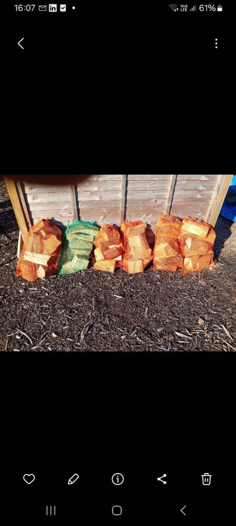 Seasoned fire wood 