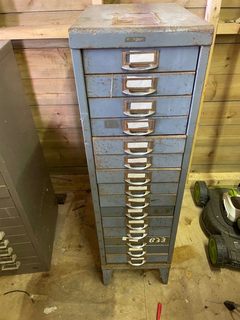Steel storage draws