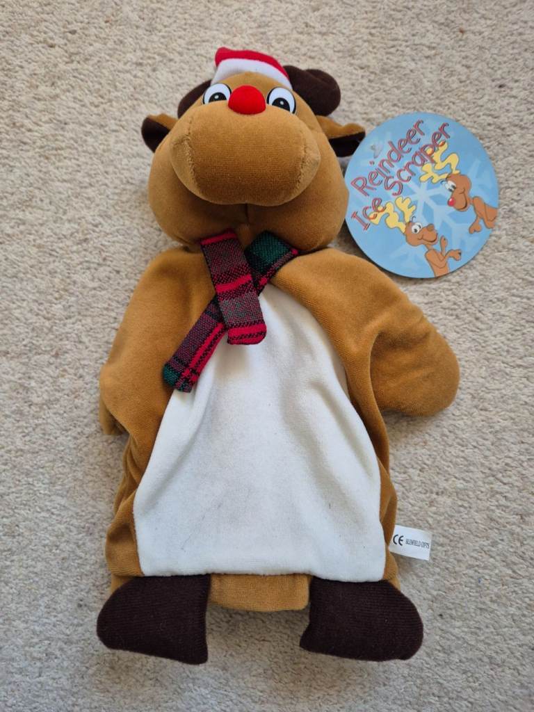 Reindeer ice scraper - brand new still with tags on
