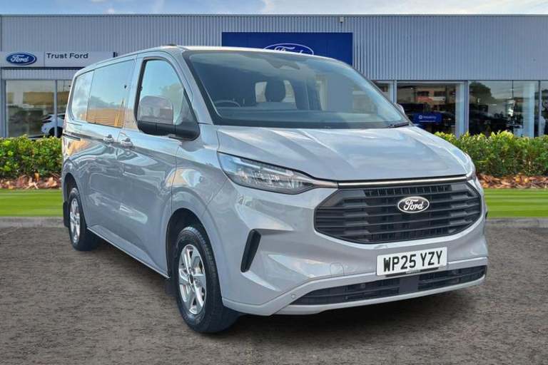 2025 Ford Transit Custom 2.0 EcoBlue 136ps H1 Double Cab Van Limited Auto PANEL VAN DIESEL Automatic