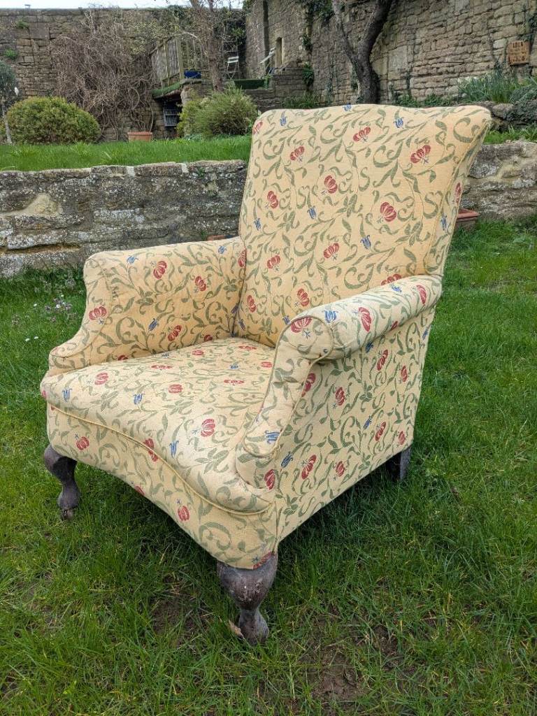 Period wingback arm chair 