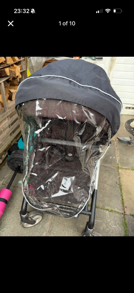 Silver Cross Pram, Pushchair, and Car Seat Bundle – Good Condition