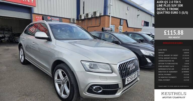 2013 Audi Q5 2.0 TDI S line Plus SUV 5dr Diesel S Tronic quattro Euro 5 (s/s) (177 ps) Diesel Aut...