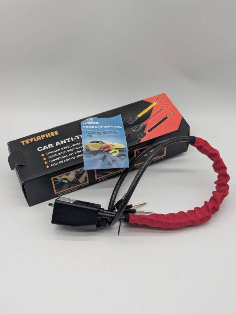TEYLAPHEE Car Anti-Theft Steering Wheel Lock - New
