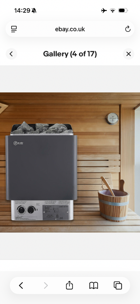 Sauna heater £50 brand new