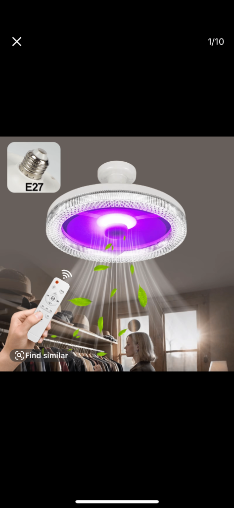 Brand new ceiling fan and light 