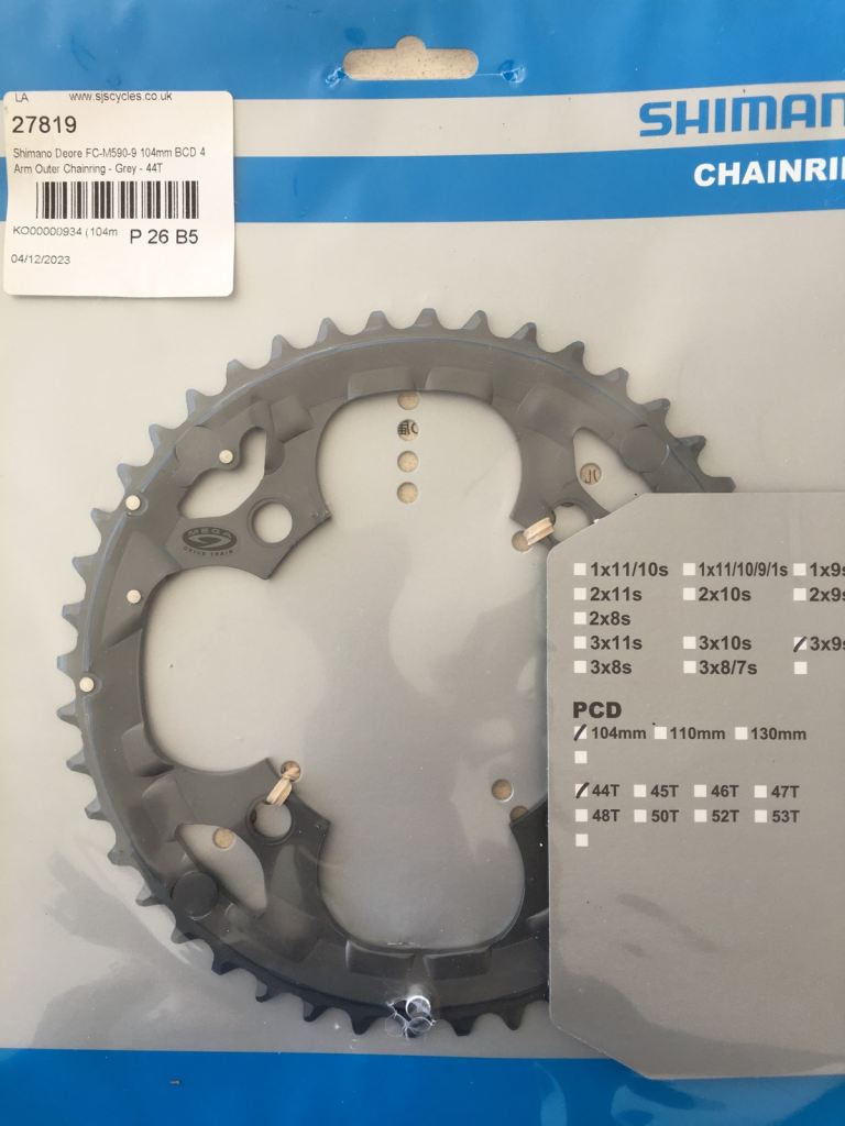 Shimano Chain Rings 3x9s