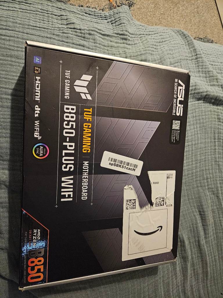 ASUS gaming motherboard B850-Plus wifi