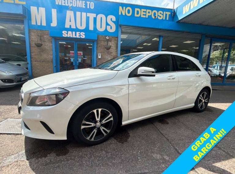 2016 16 MERCEDES-BENZ A-CLASS 1.6 A180 SE 5DR 121 BHP WHITE