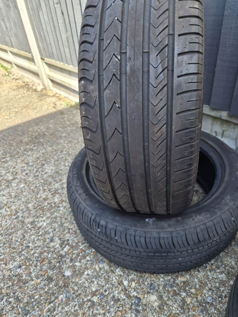 2 part worn tyres