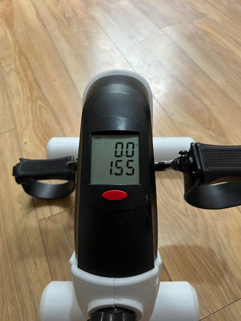 Mini Exercise Bike Portable Pedal Exerciser Resistance Cycle Indoor Gym Fitnesss