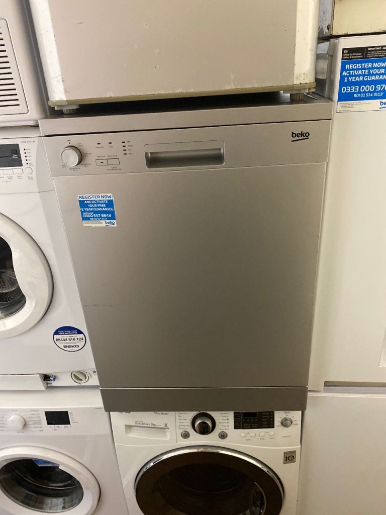 ✅🌑SILVER BEKO LARGE CAPACITY DISHWASHER CAN DELIVER