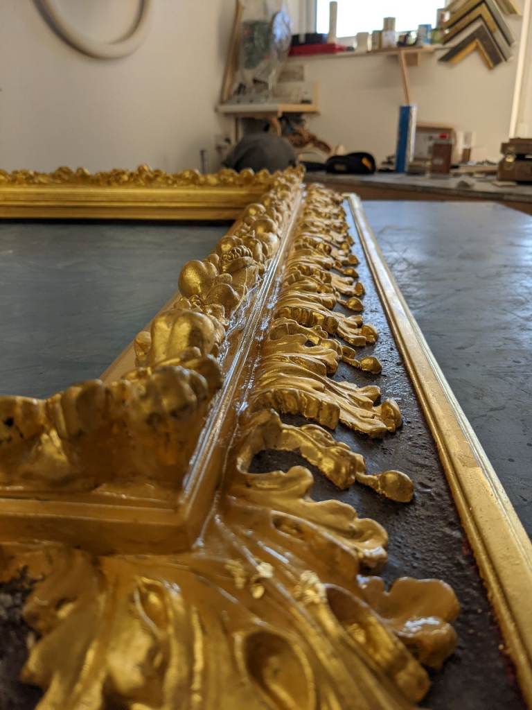 Restoration of Antique and New picture frames, gilding, damage repair, in Chandler's Cross