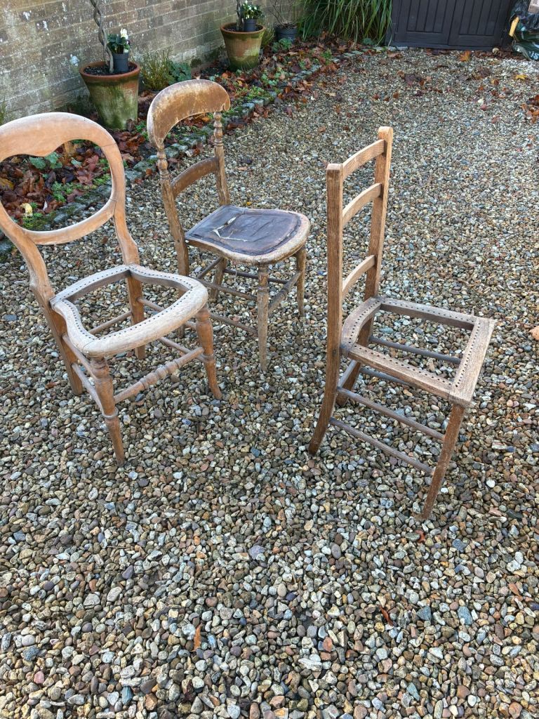 Small antique chairs