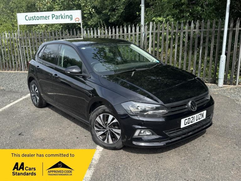 VOLKSWAGEN POLO 1.0 TSI MATCH 2021 Petrol Automatic in Black
