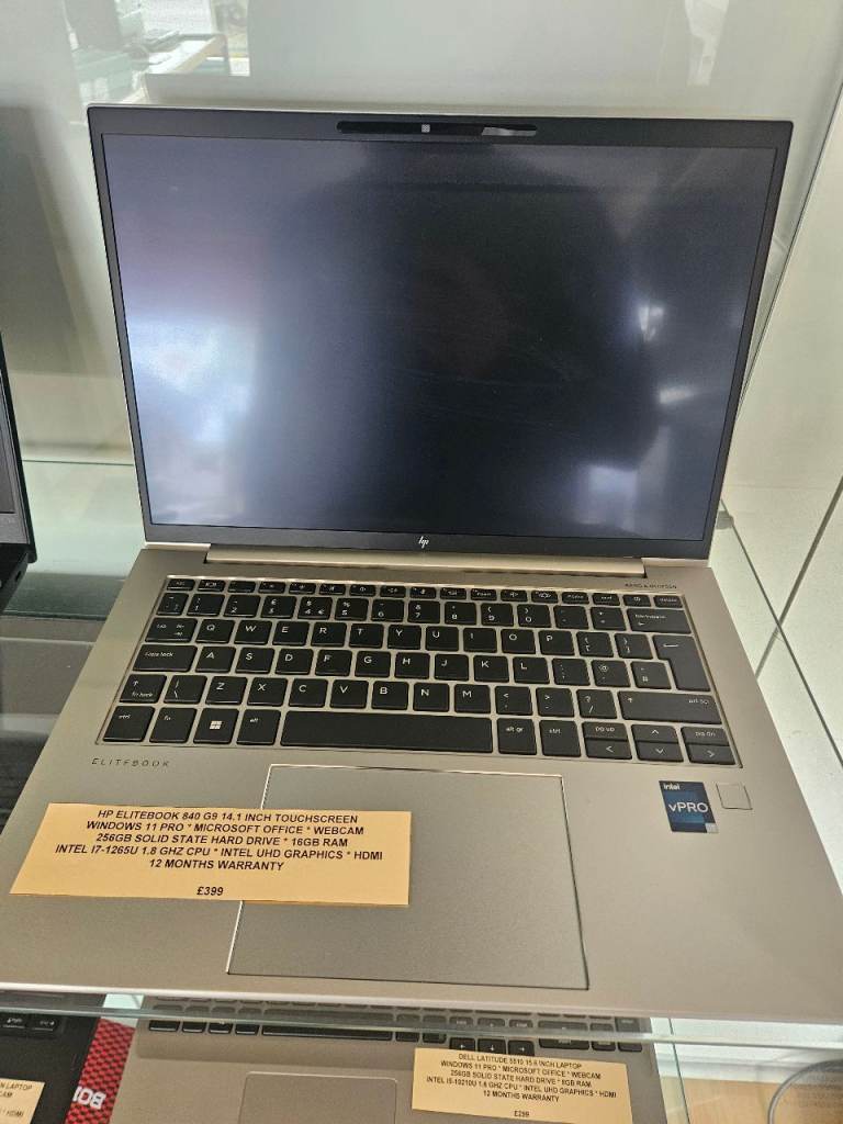 🔥FOR SALE🔥HP EliteBook 840 G9 14 Inch touchscreen 256GB SSD 16GB RAM Laptop 12 Months Warranty