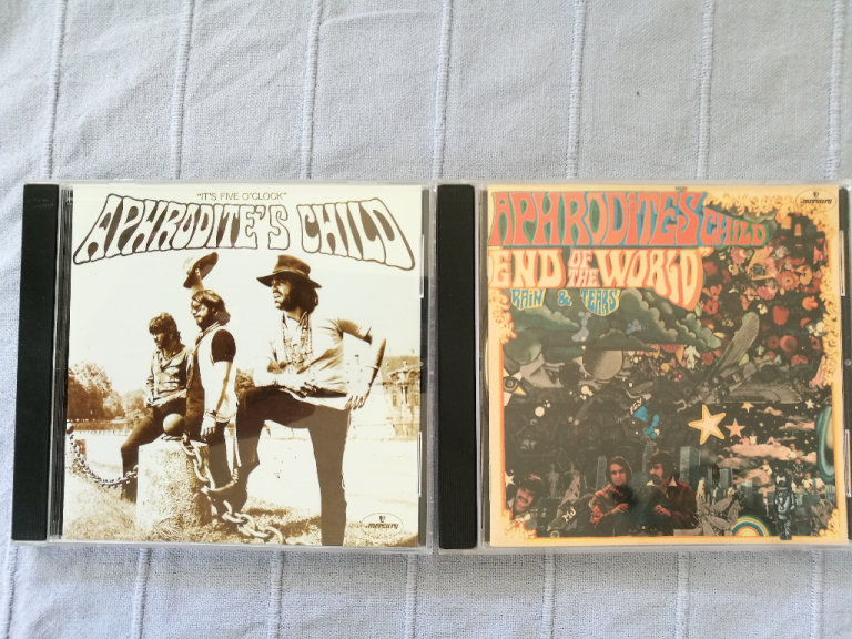 Aphrodite's Child 3CDs - It's Five O'Clock + Rain & Tears + 666 (Demis Roussos & Vangelis)