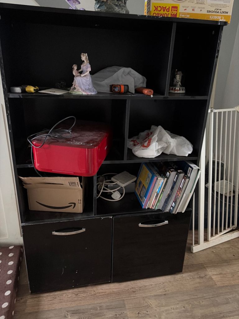 Black cabinet and sideboard