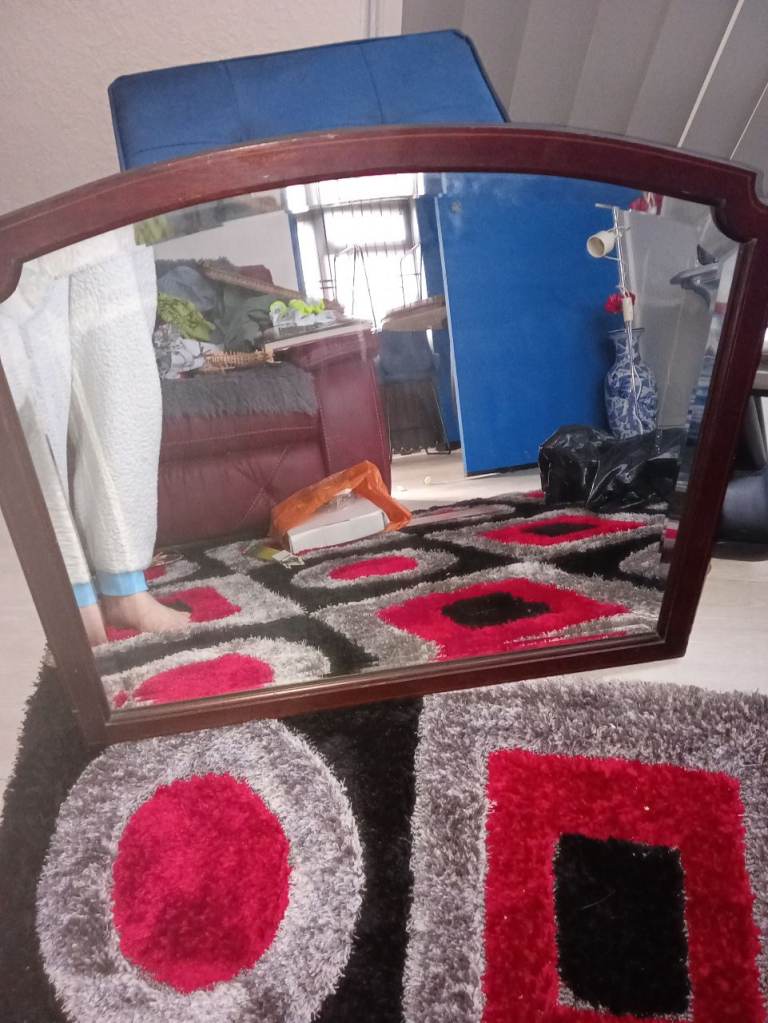 Antique edged mirror 