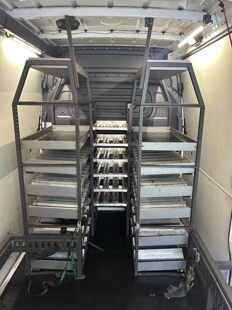VAN RACKING SHELVING BOTT SORTIMO VAN SHELVING SHELVES WORKSHOP 