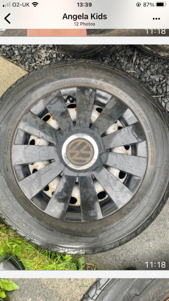 Vw transporter steel wheels 
