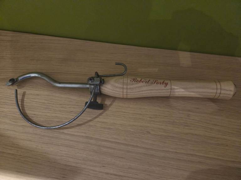 Robert Sorby woodturning chisel 851H medium hollowing tool & wall thickness guage lathe wood turning