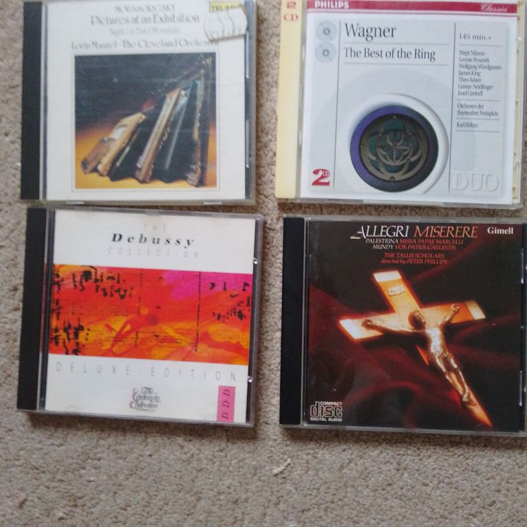 Classical Music CDs - Wagner, Debussy, Allegri Misere