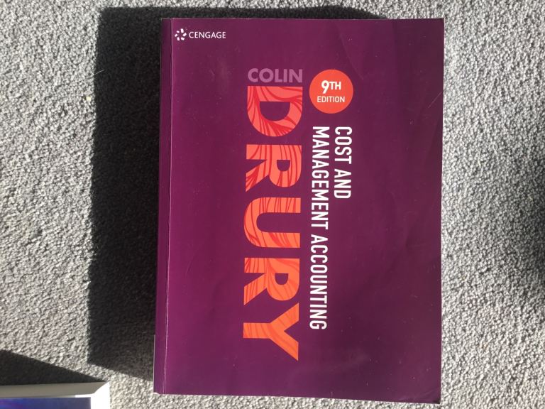 Student book: Cost and management accounting By Drury 9th edition