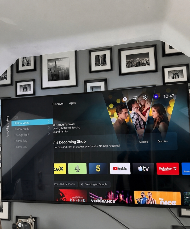 50" 4K Ultra HD Slim Smart TV with Wall Mount
