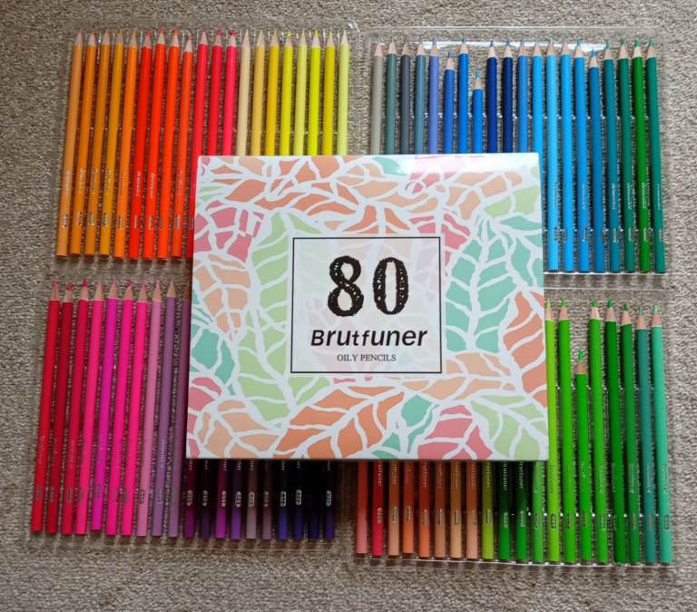 COLOURING PENCILS X 80 BRUTFUNER