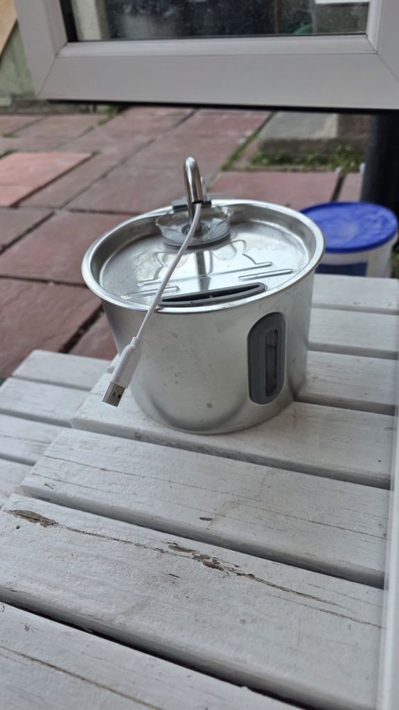 Stainless Steel Pet Water Fountain – Used, Good Condition
