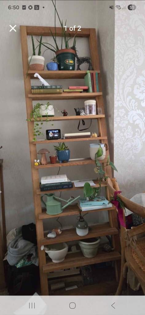 Ladder wooden decorative ? oak