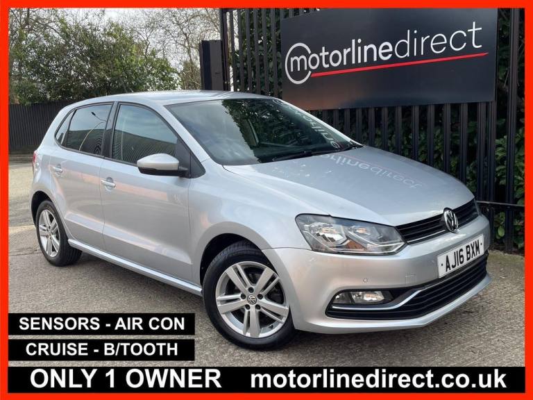 2016 Volkswagen Polo 1.2 TSI BlueMotion Tech Match Hatchback 5dr Petrol DSG Euro 6 (s/s) (90 ps) ...