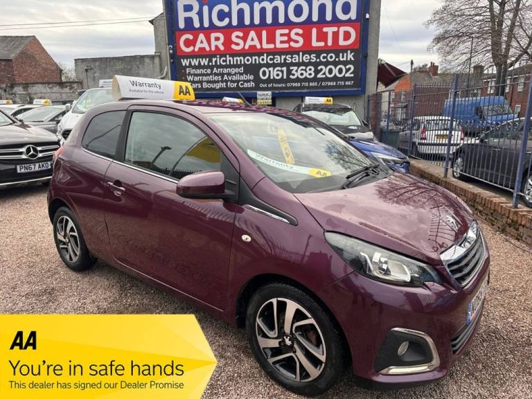 2016 Peugeot 108 1.2 PureTech Allure Hatchback 3dr Petrol Manual Euro 6 (82 ps) Hatchback Petrol ...