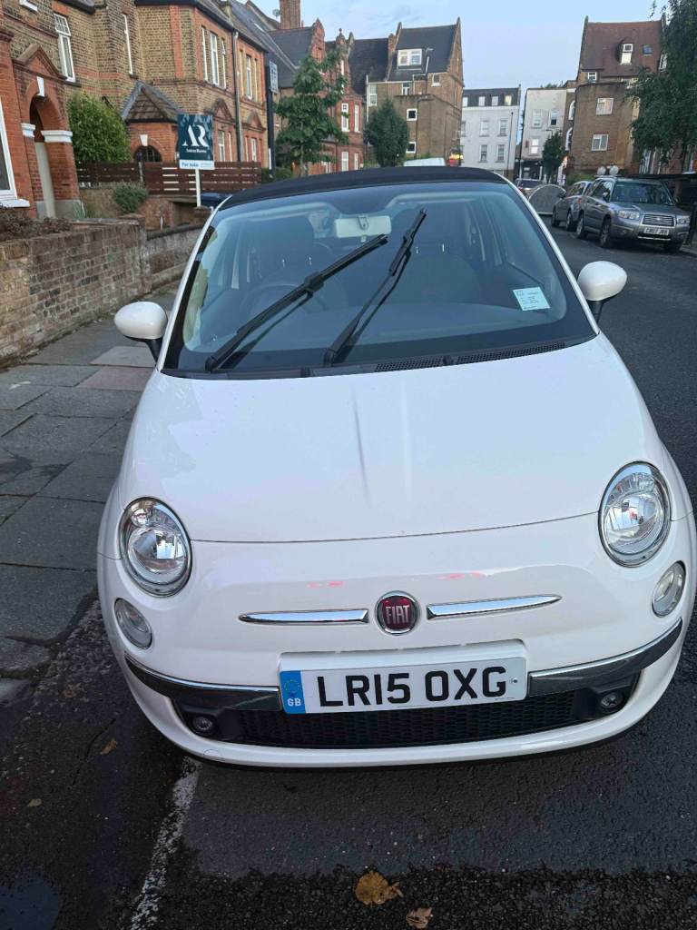 Fiat, 500, Convertible, 2015, Manual, 1242 (cc), 3 doors