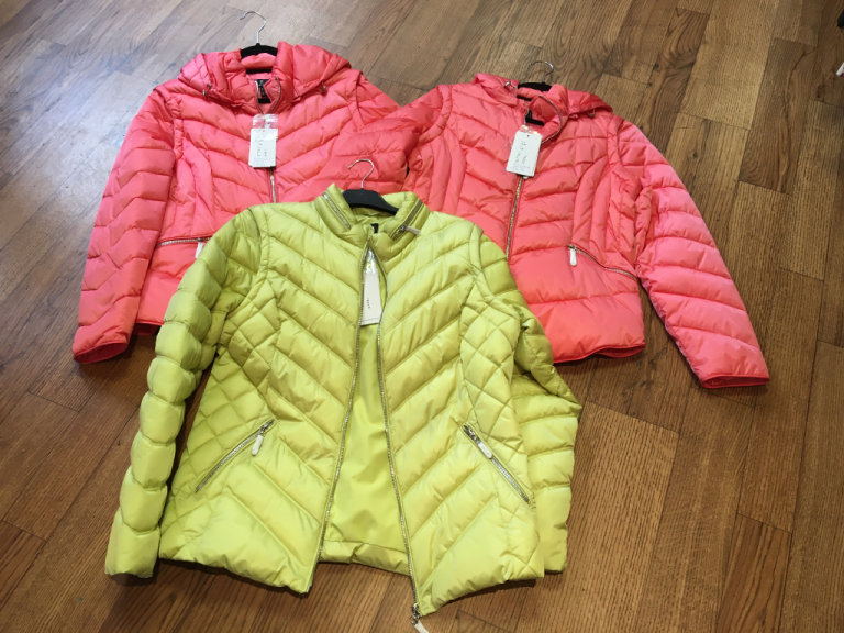 (SOLD) Ladies Jackets, Marble Fashions, Brand New Items! Designer Womens Coats - Wholesale..