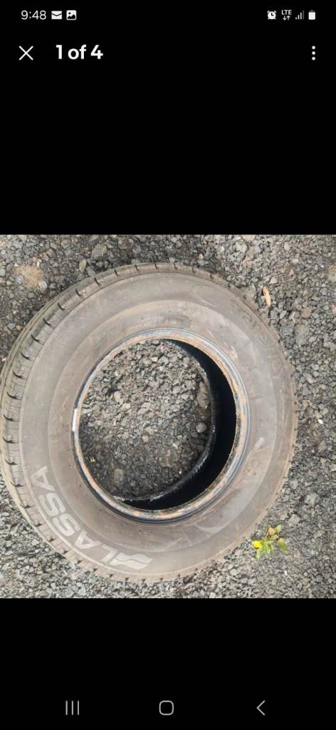 Lassa van tyre 8mm of tread 225 70 15