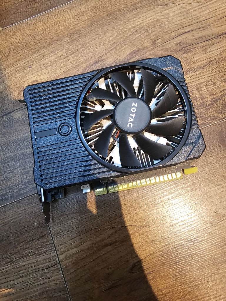 Zotac GTX 1050ti 4GB graphics card 