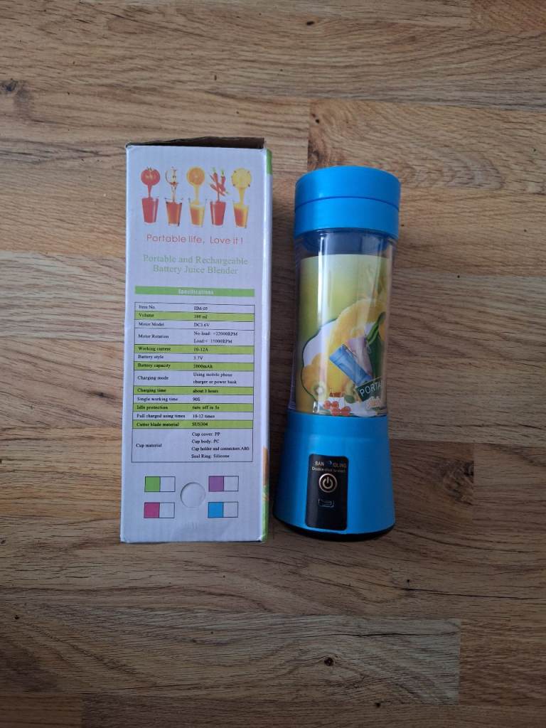 Portable Mini Blender – USB Rechargeable