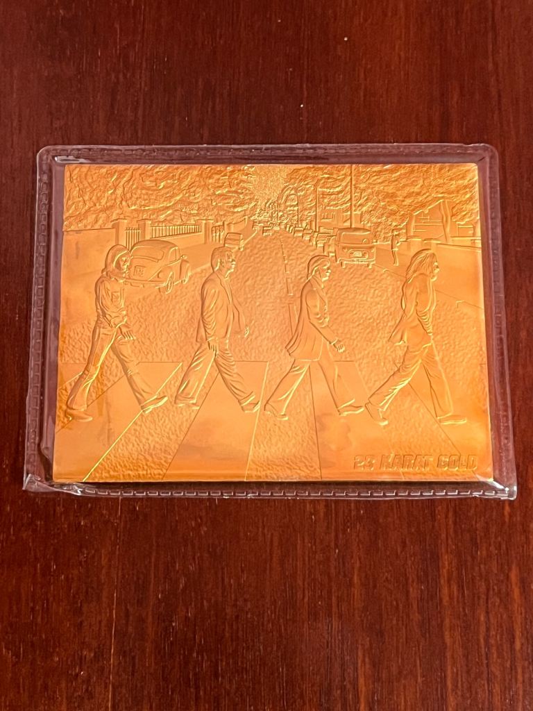 The Beatles Abbey Road Gold Layered Bar