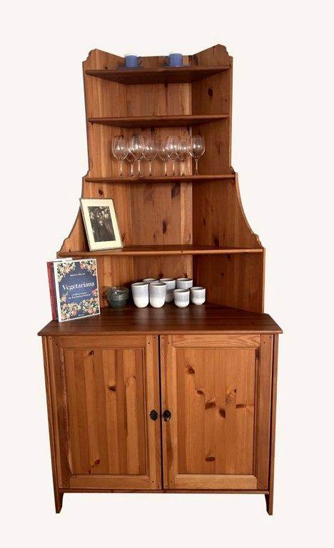 IKEA Leksvik Solid Wood Corner Unit